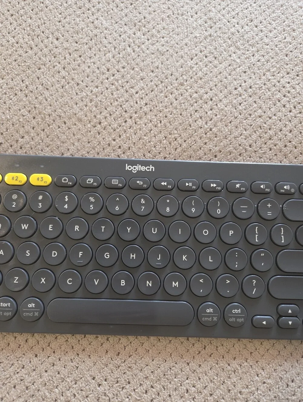 Logitech K380 Multi-Device Bluetooth Wireless Keyboard with Customizable Shortcu